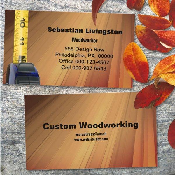 Vertical Measuring Tape Carpentry Worker