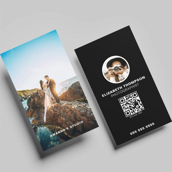 Vertical Photography  With QR Code