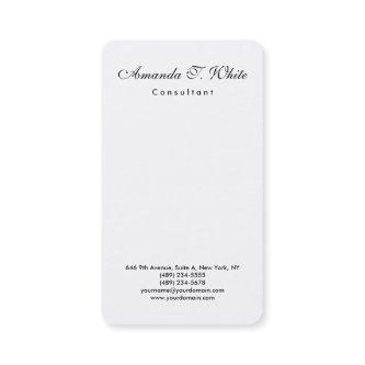 Vertical Plain Brush Script Minimalist Simple