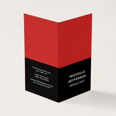 Vertical Red Black Abstract Modern Stylish Trendy