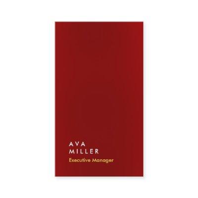 Vertical red color professional modern simple