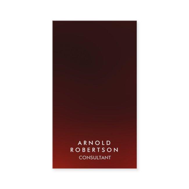 Vertical Stylish Dark Red Consultant