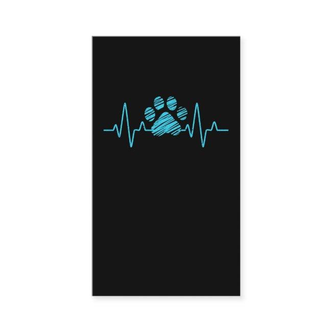 Veterinarian Paw Heartbeat Love Animals Vet Tech