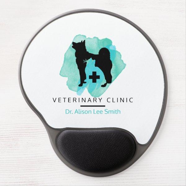 Veterinary Clinic Cross Veterinarian  Gel Mouse Pad