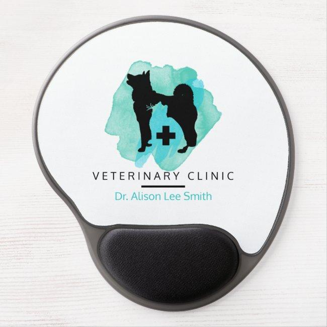 Veterinary Clinic Cross Veterinarian Gel Mouse Pad