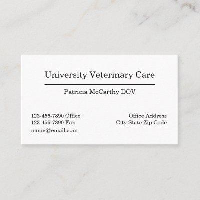 Veterinary Doctor Appointment
