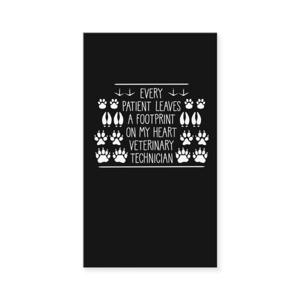 Veterinary Technician Foot Print Animal Care
