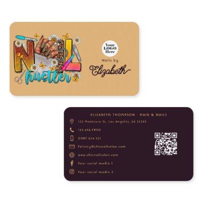Vibrant African American Nail Hustler Branding