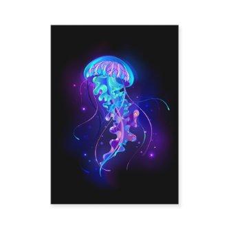 Vibrant Color Glowing Jellyfish