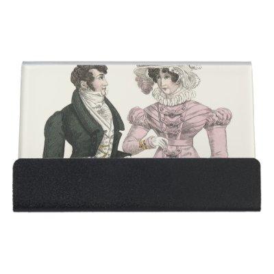 Victorian Wedding Man Woman Dressy Fashion Desk  Holder