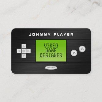 Video game console handheld faux looks