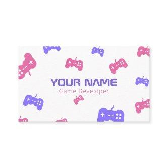 Video Game Developer Tester Console Pink & Purple