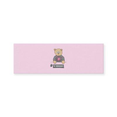 Video Game Player Bear. Mini