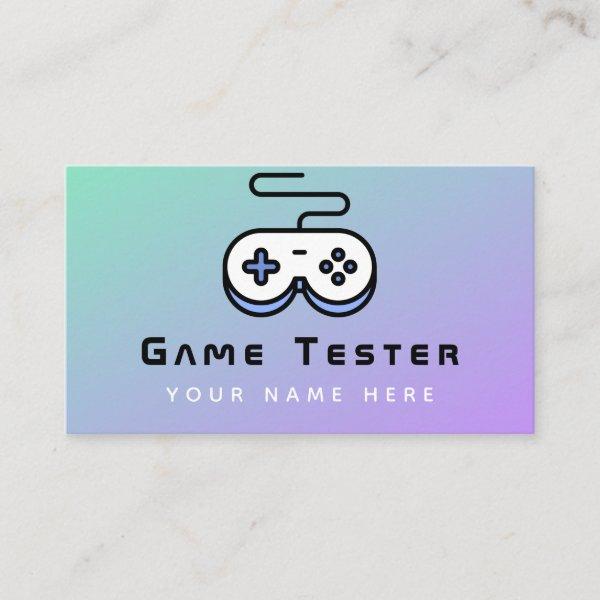 Video Game Tester Developer Gamer Modern Gradient