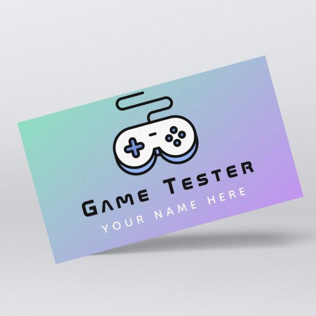 Video Game Tester Developer Gamer Modern Gradient