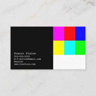 Video Production Color Card