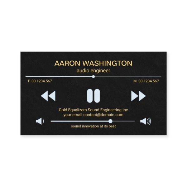 Video Sound Display Black Granite Audio Engineer