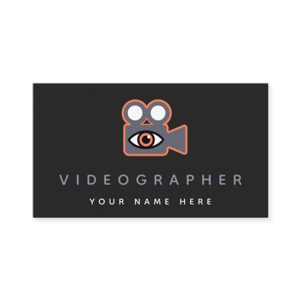 Videographer Third Eye Video Camera Minimalistic