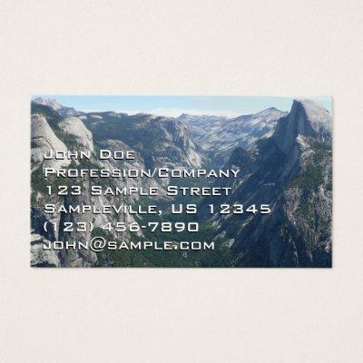 View from Glacier Point in Yosemite National Park