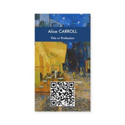 Vincent van Gogh - Cafe Terrace at Night - QR Code