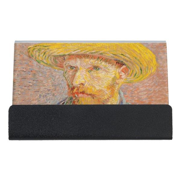 Vincent Van Gogh Self Portrait impressionist paint Desk  Holder