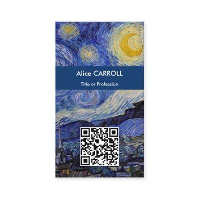 Vincent Van Gogh - The Starry Night - QR Code