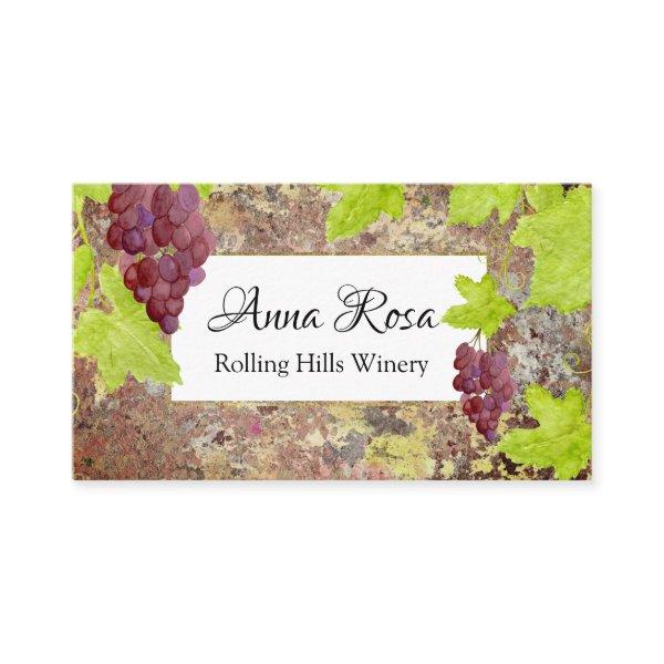 *~* Vineyard Winery Wine Cellar Wine Grape Bunch