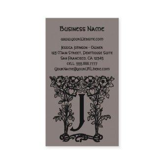 Vintage Antique Victorian Monogram Letter J