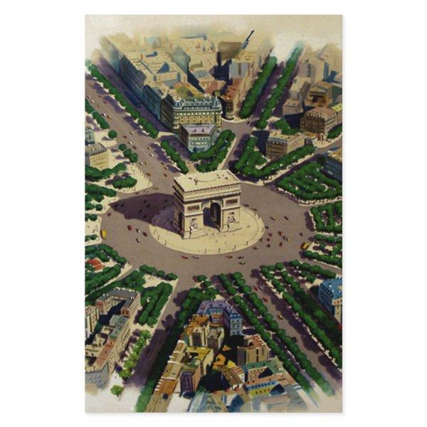 Vintage Arc de Triomphe Paris Stationery