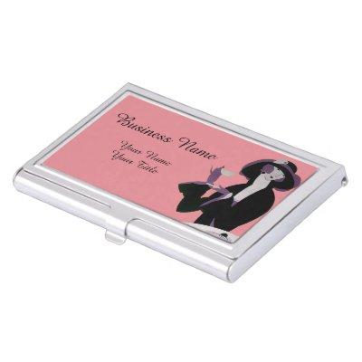 Vintage Art Deco Woman, Afternoon Tea and Cupcake  Case