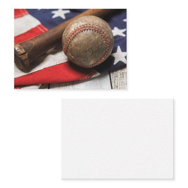 Vintage Baseball and Bat