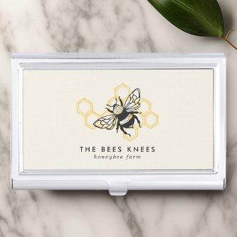 Vintage Bee Logo Rustic Honeybee Beekeeper  Case