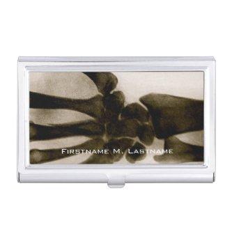 Vintage Black and White Human Hand X-Ray Case For