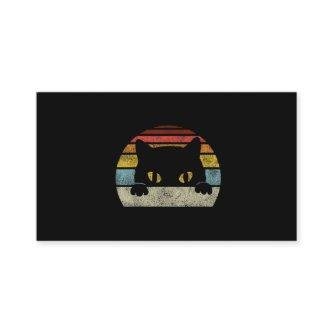 Vintage Black Cat Lover, Retro Style Black Cats