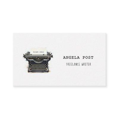 Vintage black typewriter
