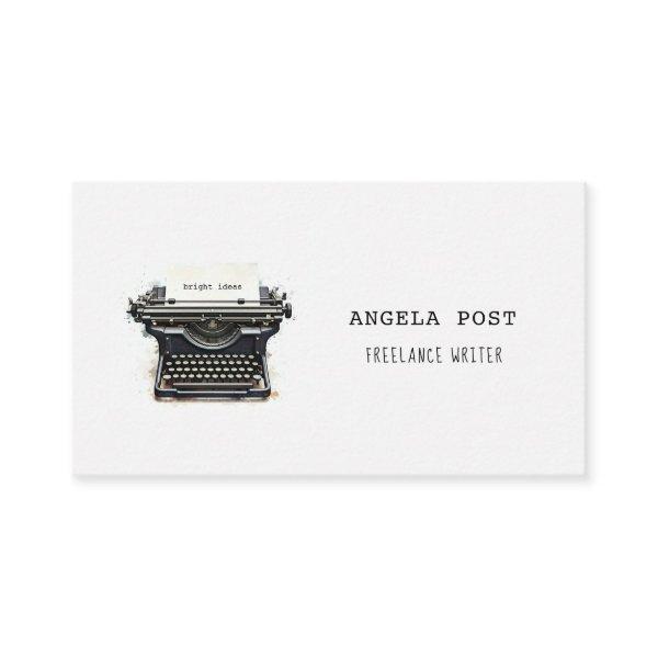 Vintage black typewriter