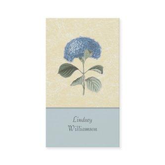 Vintage Blue Hydrangea Botanical Floral