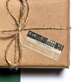 Vintage Book Club book tracker card Bookmark