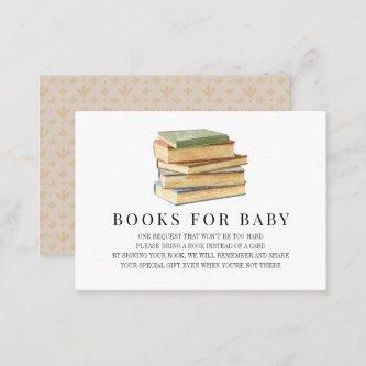 Vintage Books Baby Shower Book Request