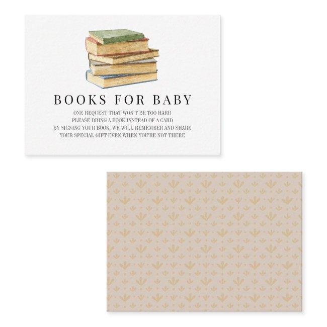 Vintage Books Baby Shower Book Request