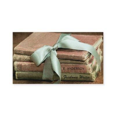 Vintage Books With Mint Ribbon Freelance Writer