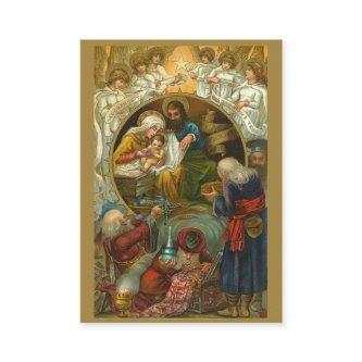 Vintage Catholic Christmas Epiphany Three Wisemen