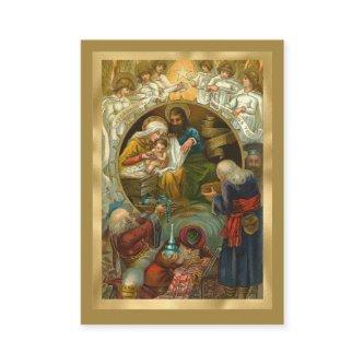 Vintage Catholic Christmas Epiphany Three Wisemen