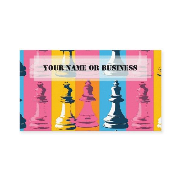 Vintage Chess Kings Retro Colors Chess Coach
