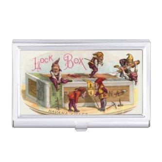 Vintage Cigar Box Gnomes  Case