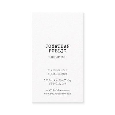 Vintage Classic Look Professional Elegant Template
