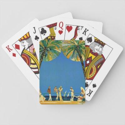 Vintage Cote D'Azur French Travel Playing Cards