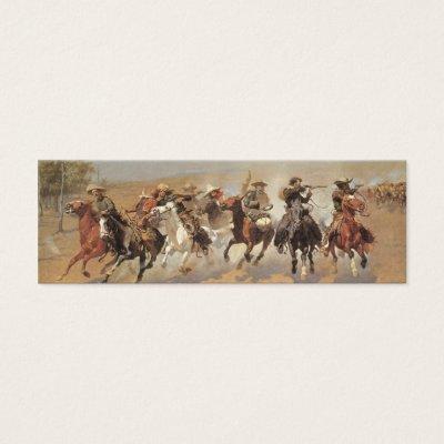 Vintage Cowboys, A Dash For Timber by Remington