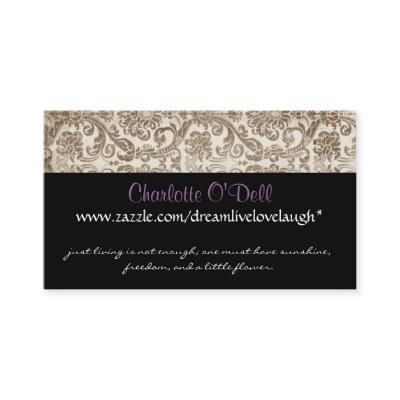 vintage damask; website marketing