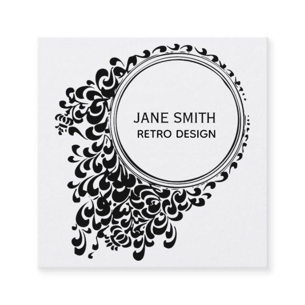 Vintage Design retro professional modern Square